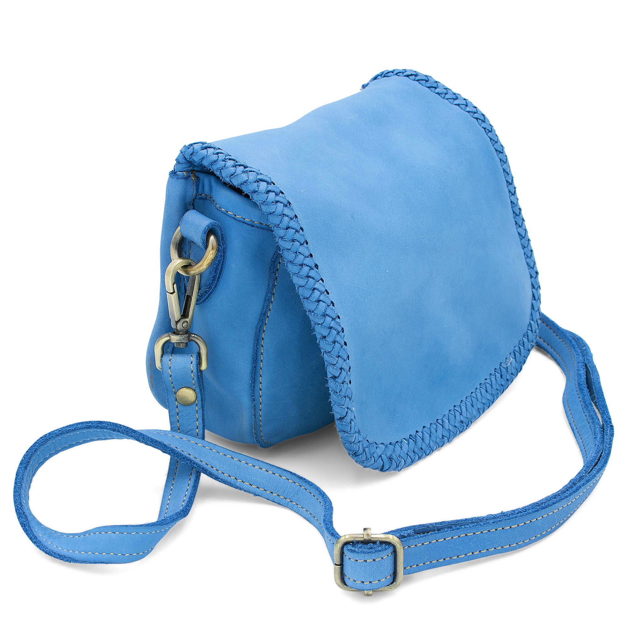 Naples Saddle Bag in Ocean