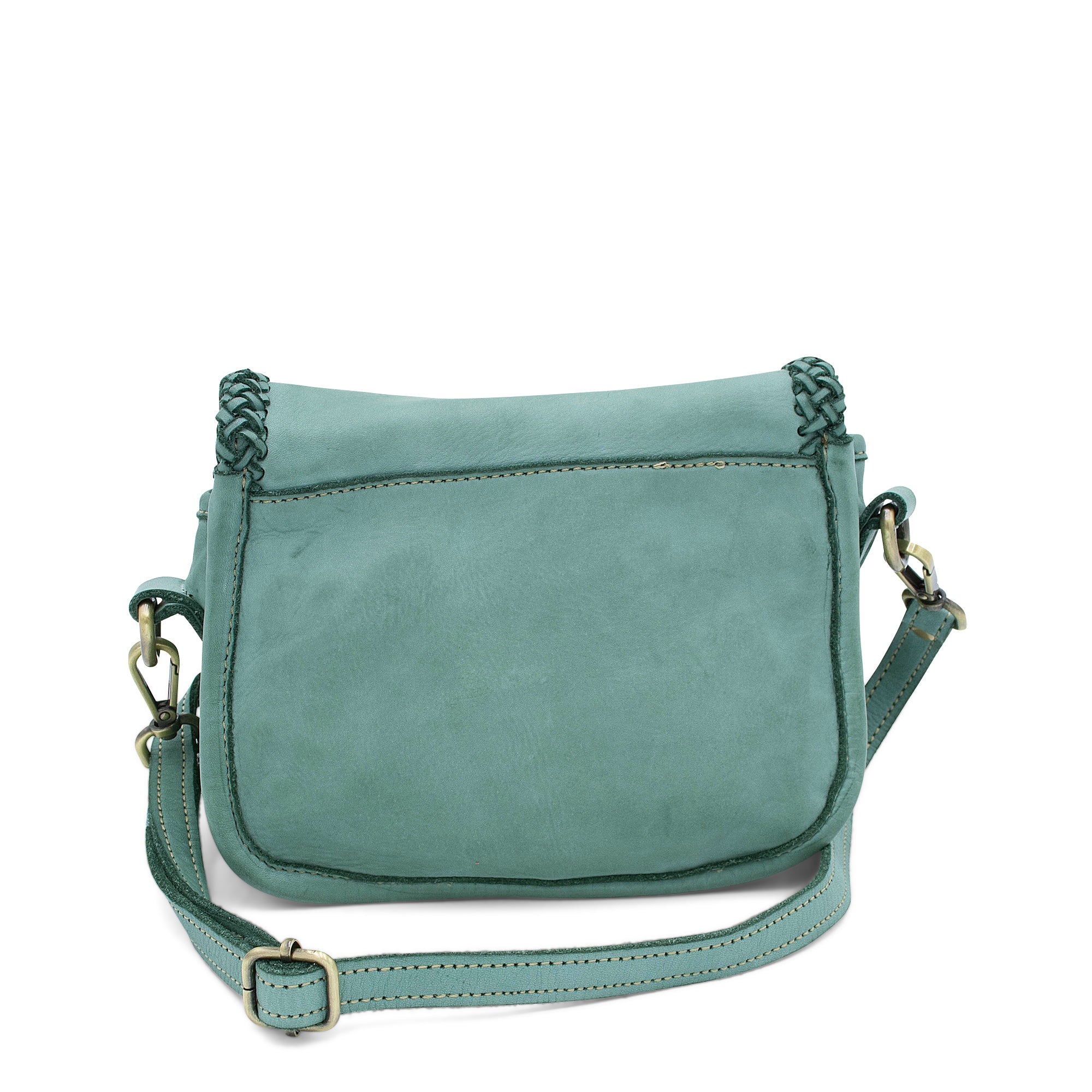 Naples Saddle Bag in Pistachio