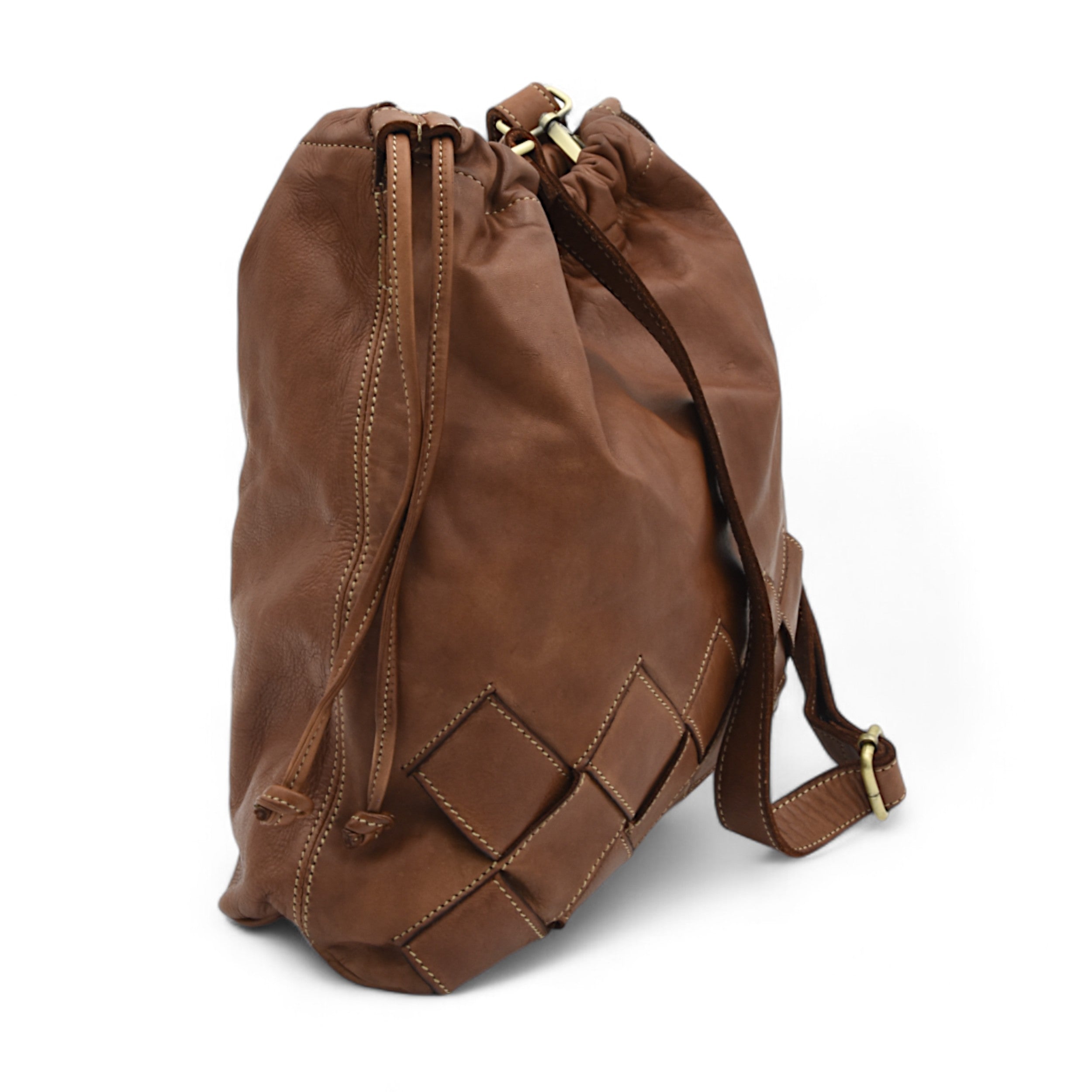 Giorgio Bucket Bag in Cognac