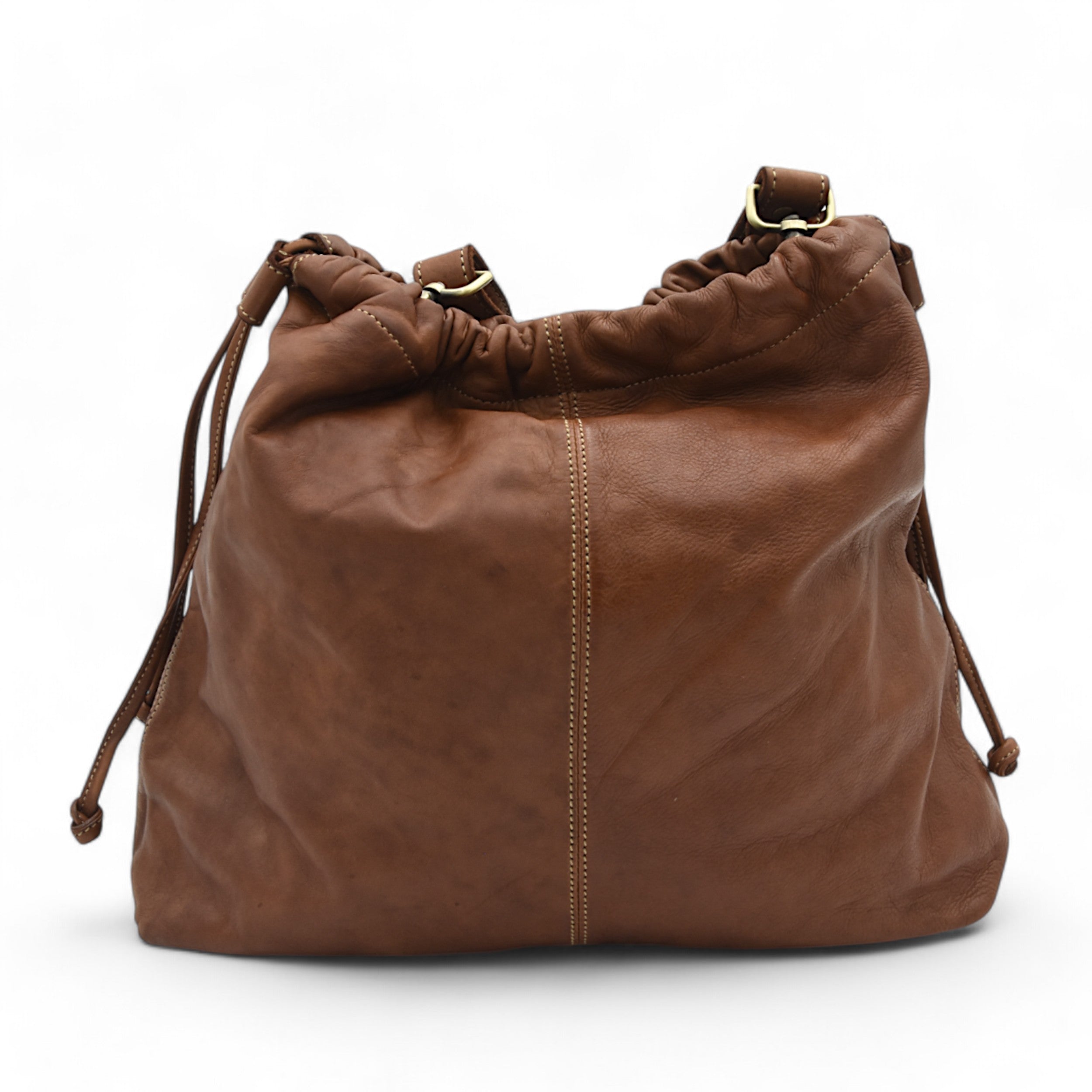 Giorgio Bucket Bag in Cognac