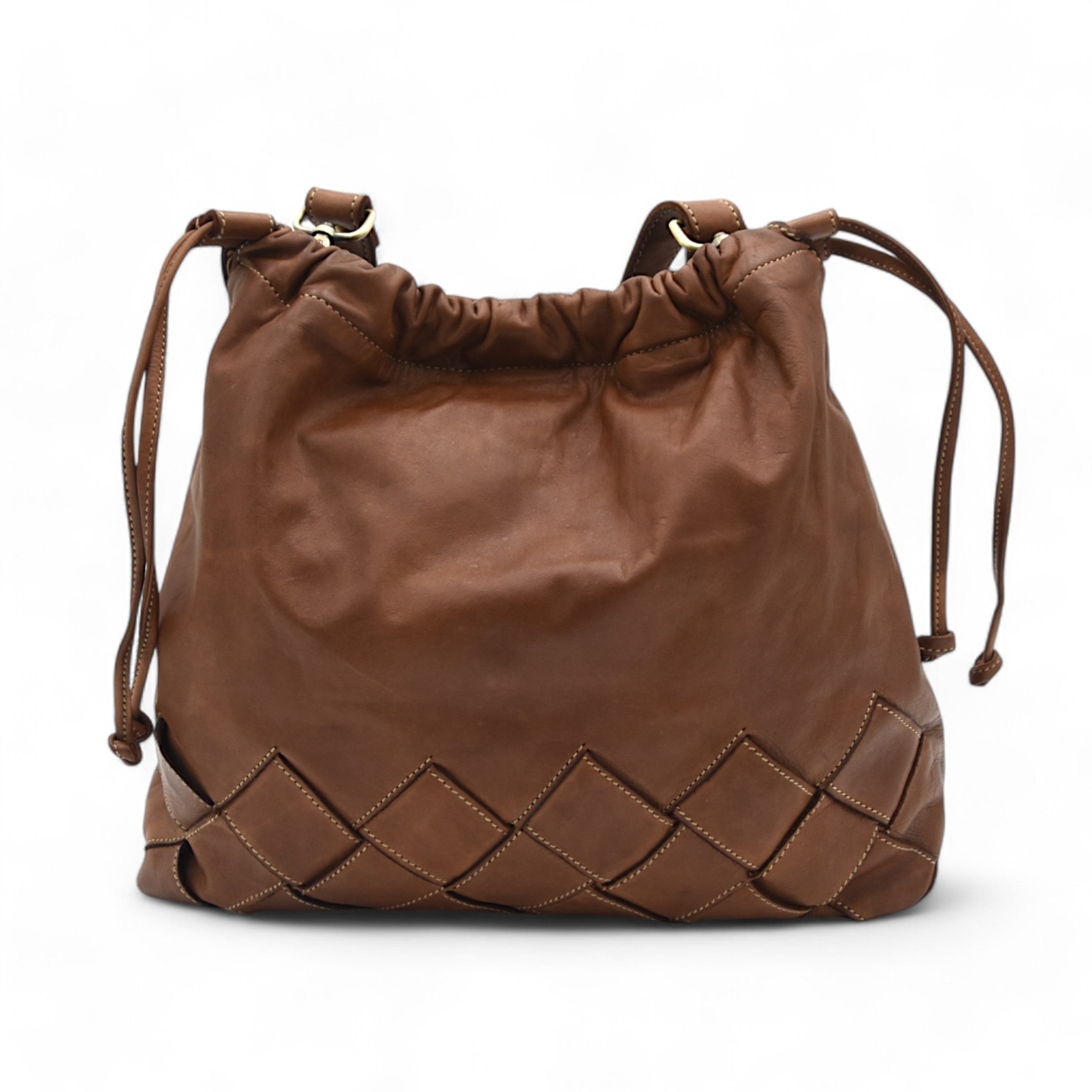 Giorgio Bucket Bag in Cognac