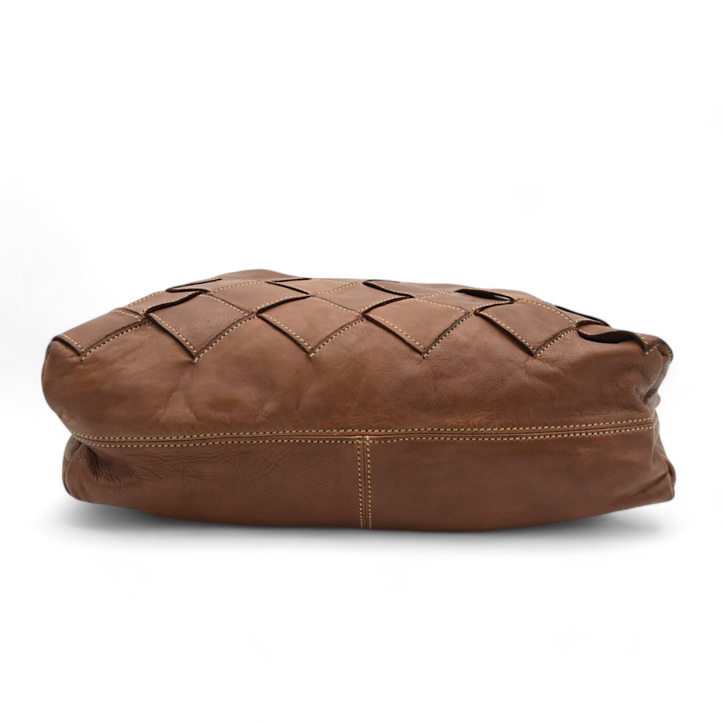 Greta Clutch in Cognac