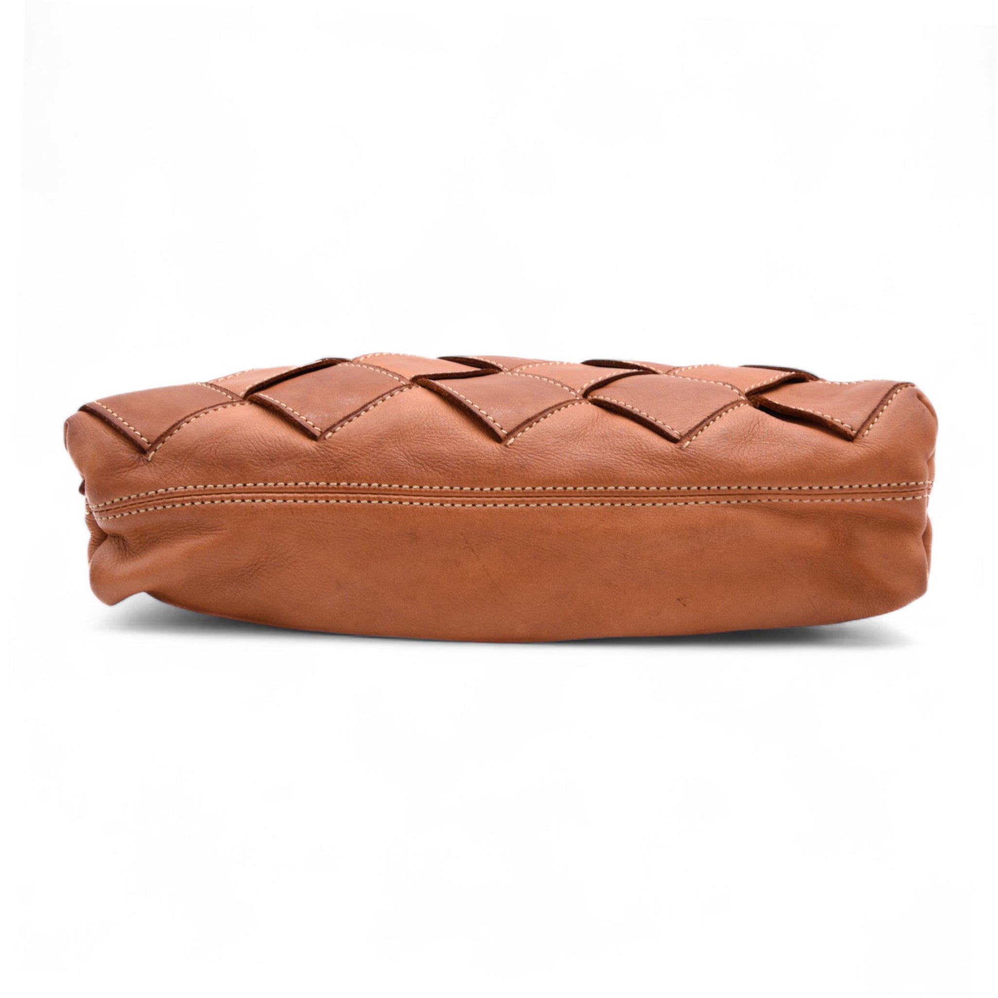 Greta Clutch in Cognac