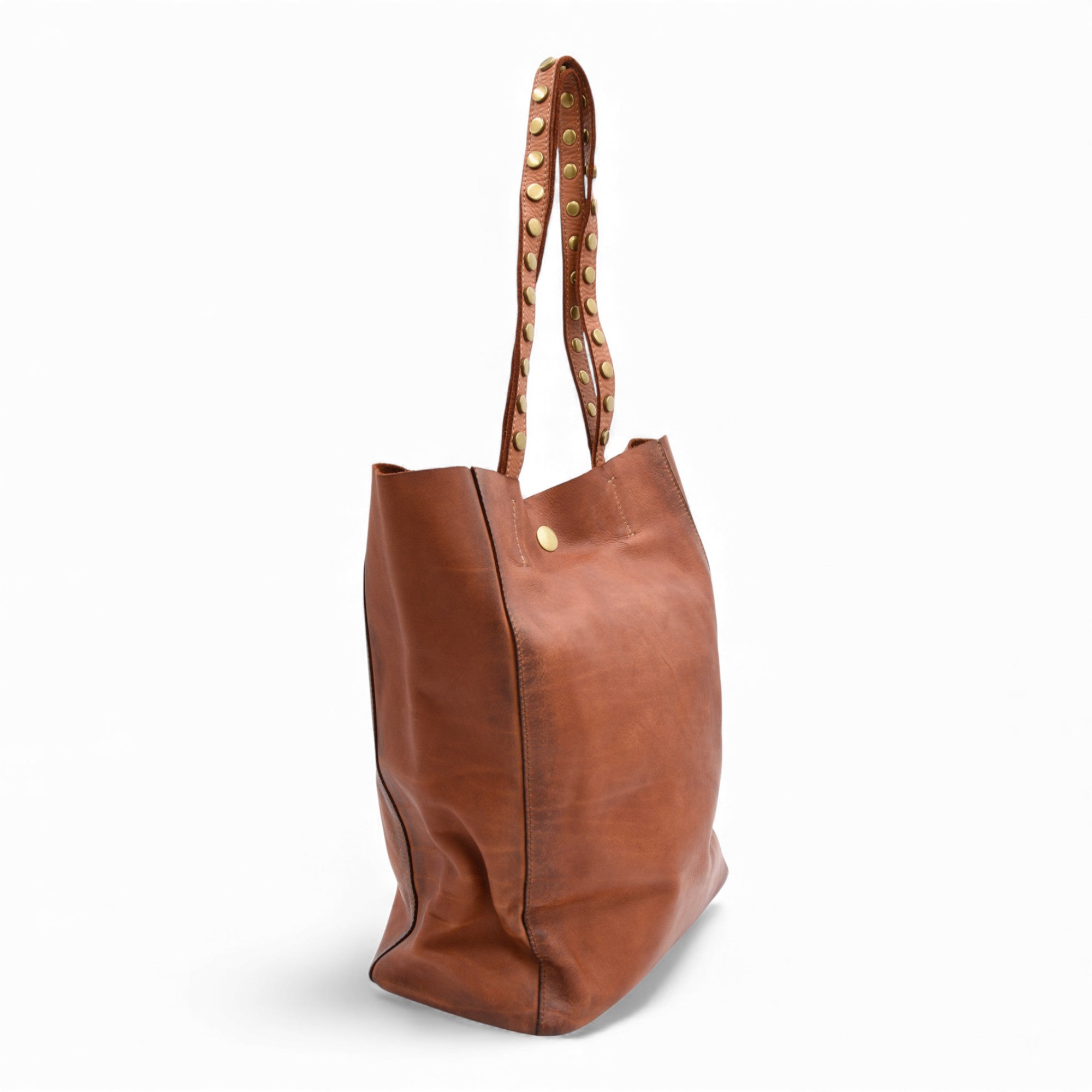 Wanderlust Tote in Cognac