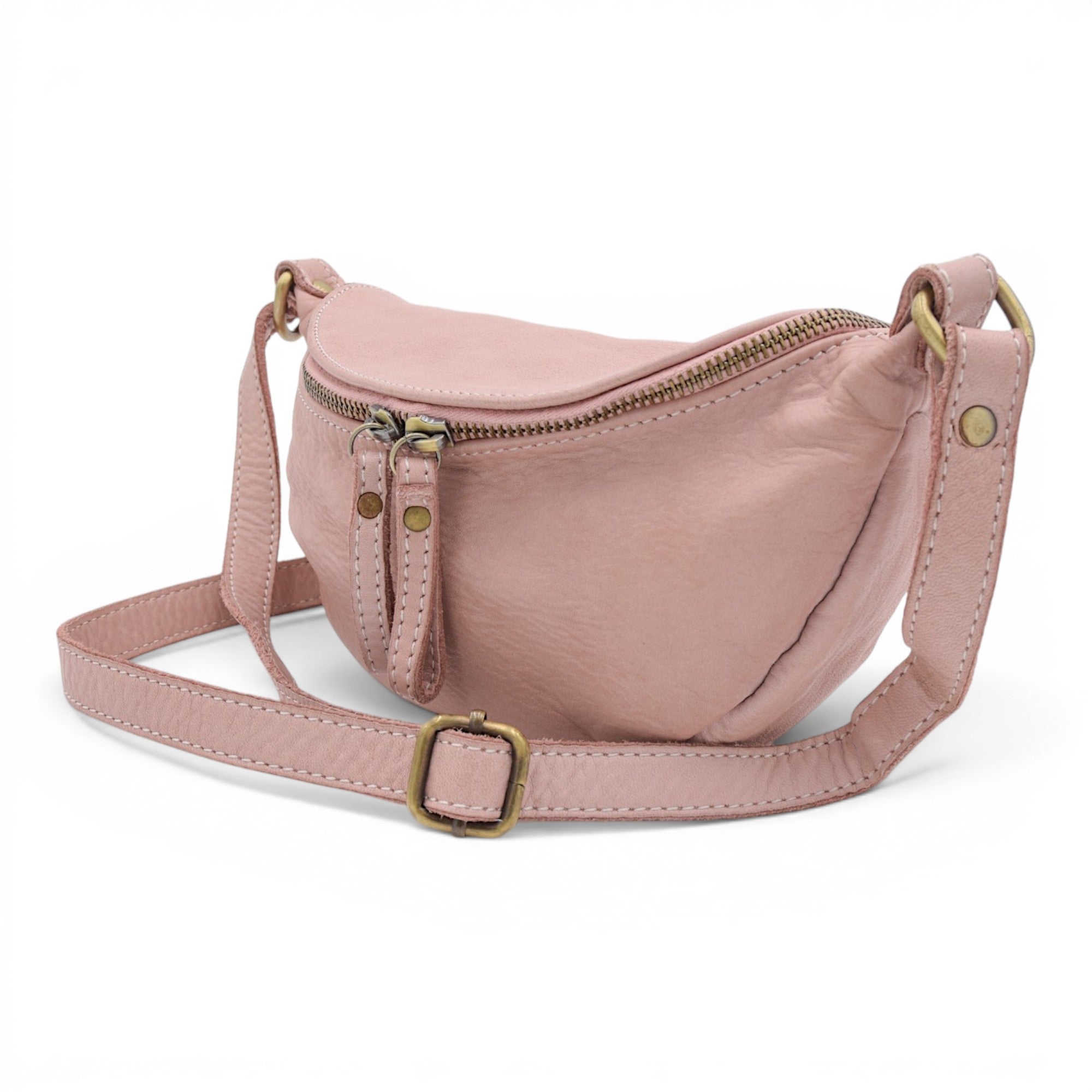 Avery Crossbody in Dusty Pink