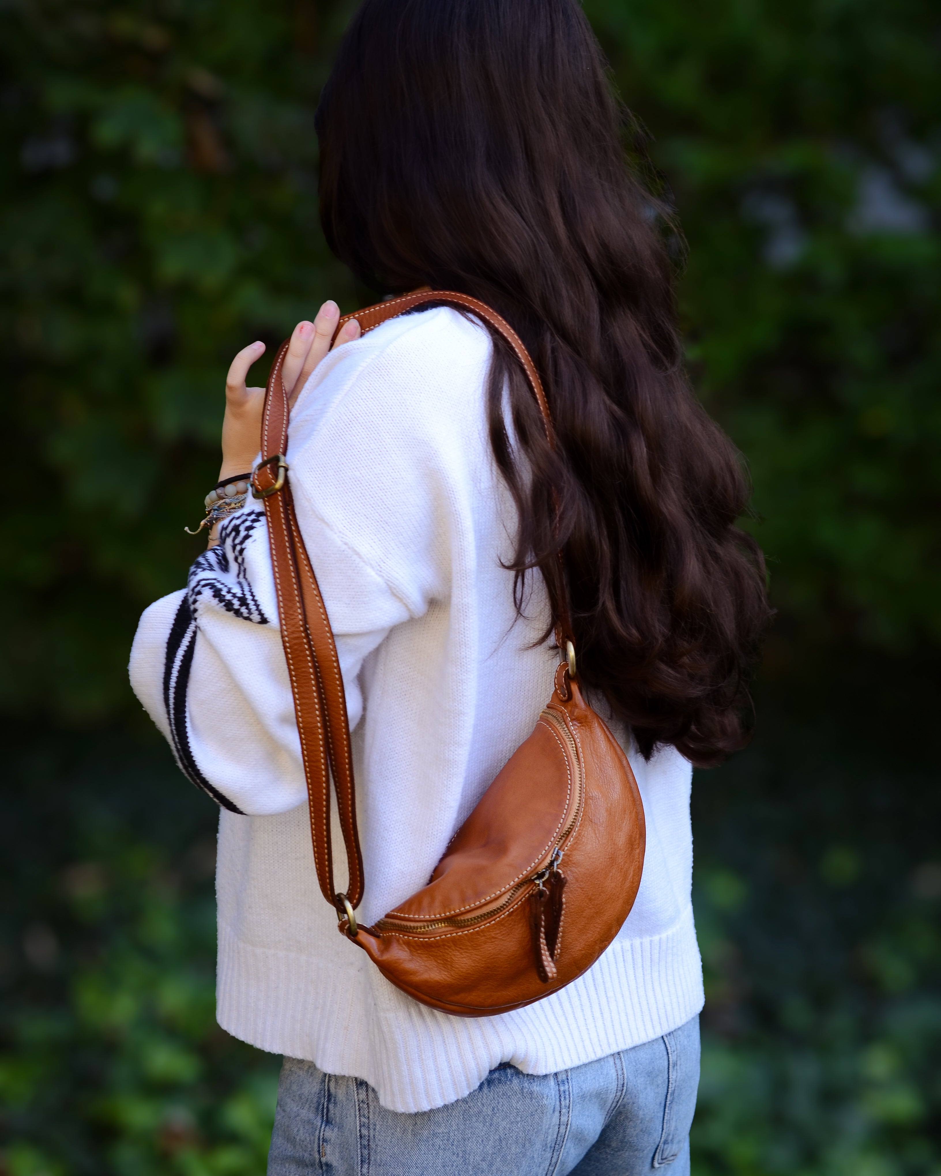 Avery Crossbody in Light Taupe