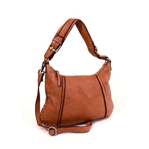 QIUSGE Leather Crossbody Bags For Women, Soft Purses Handbags