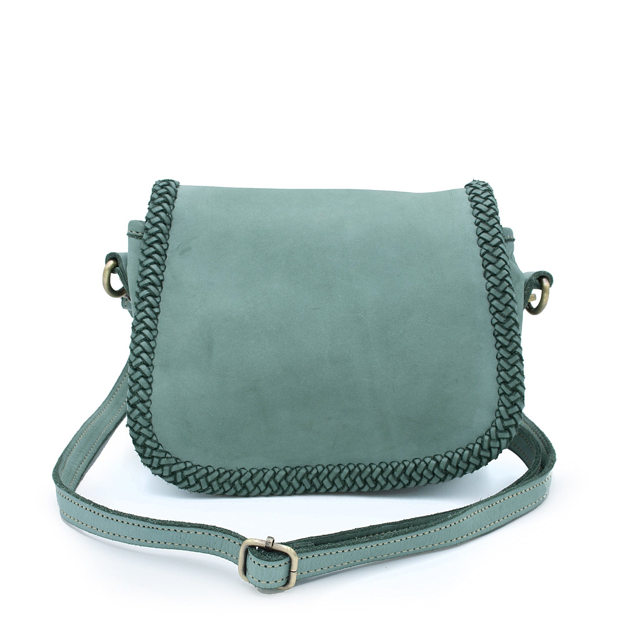 Naples Saddle Bag in Pistachio