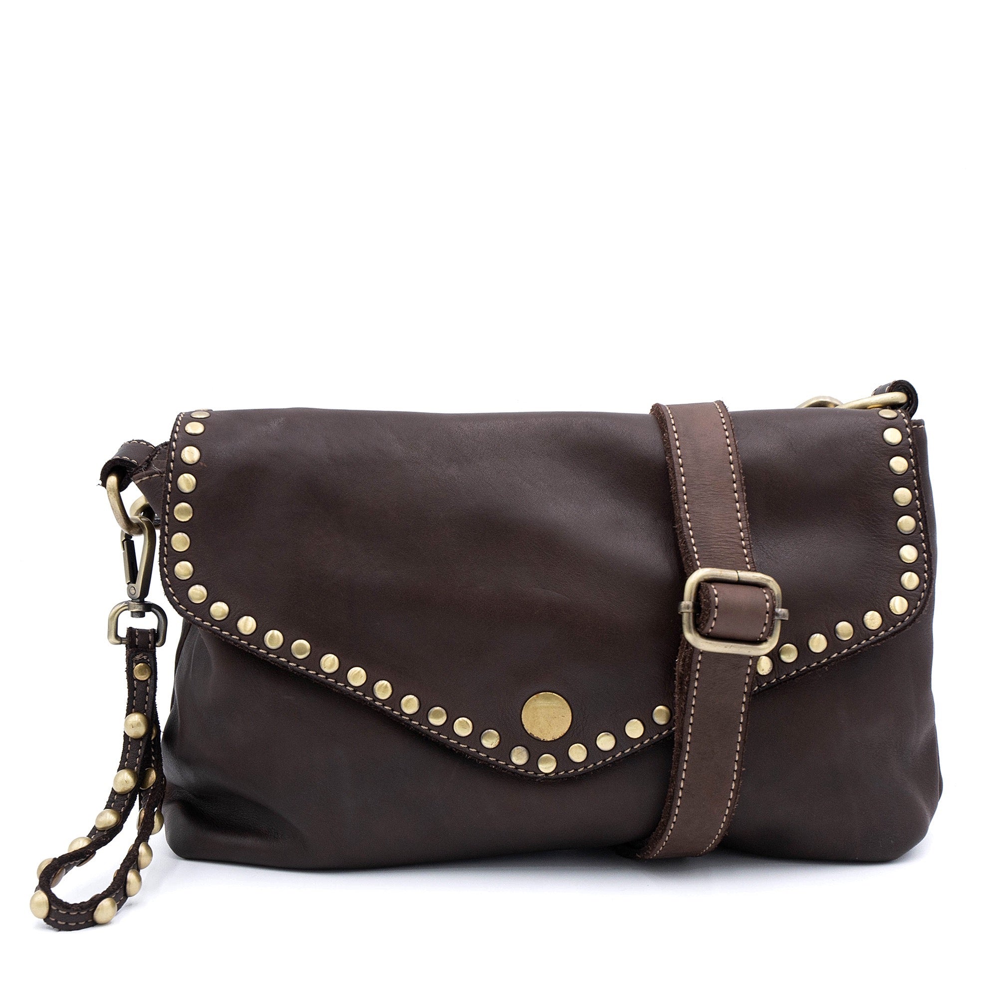 Aria Envelope Crossbody in Chocolate