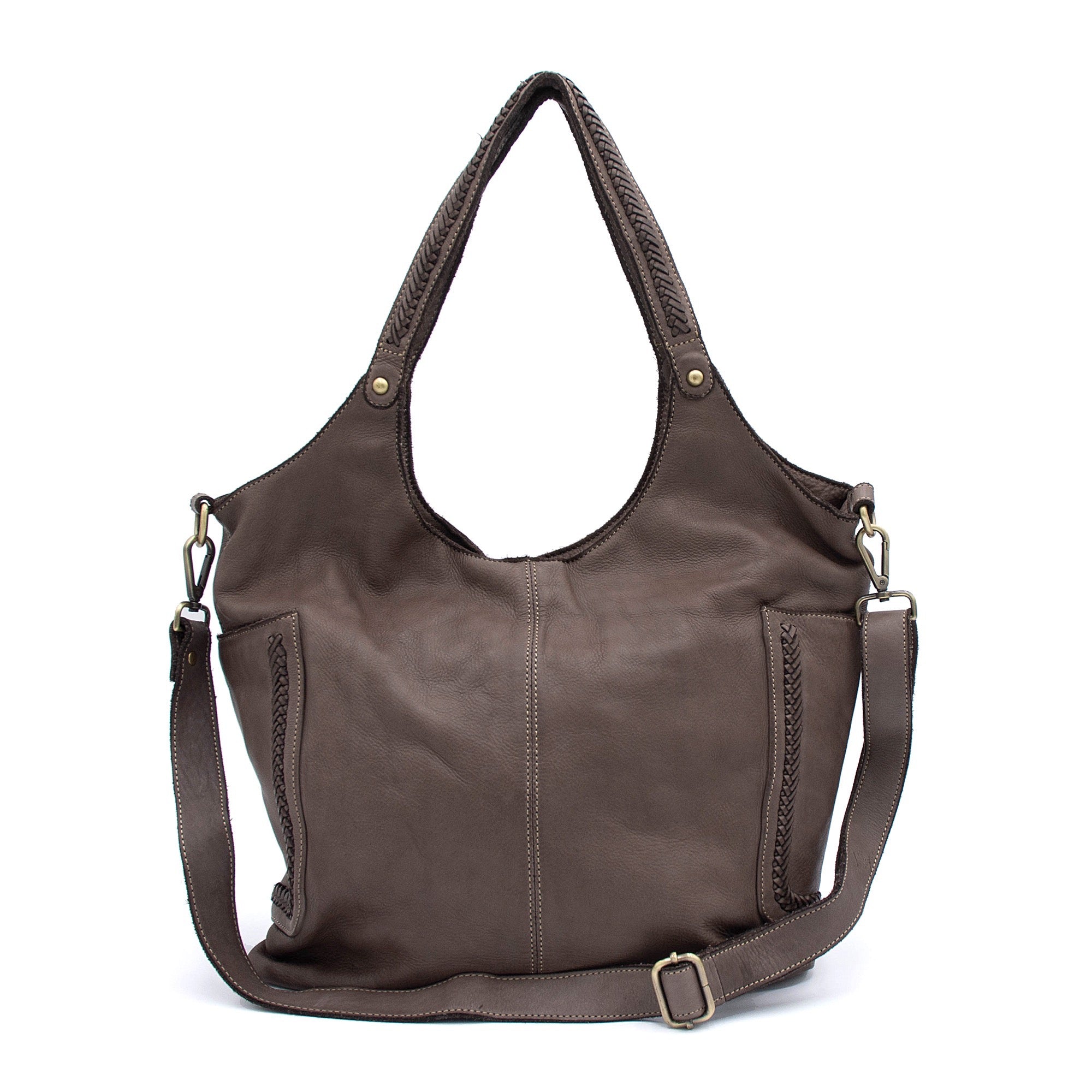 Julia Slouchy Tote in Mushroom