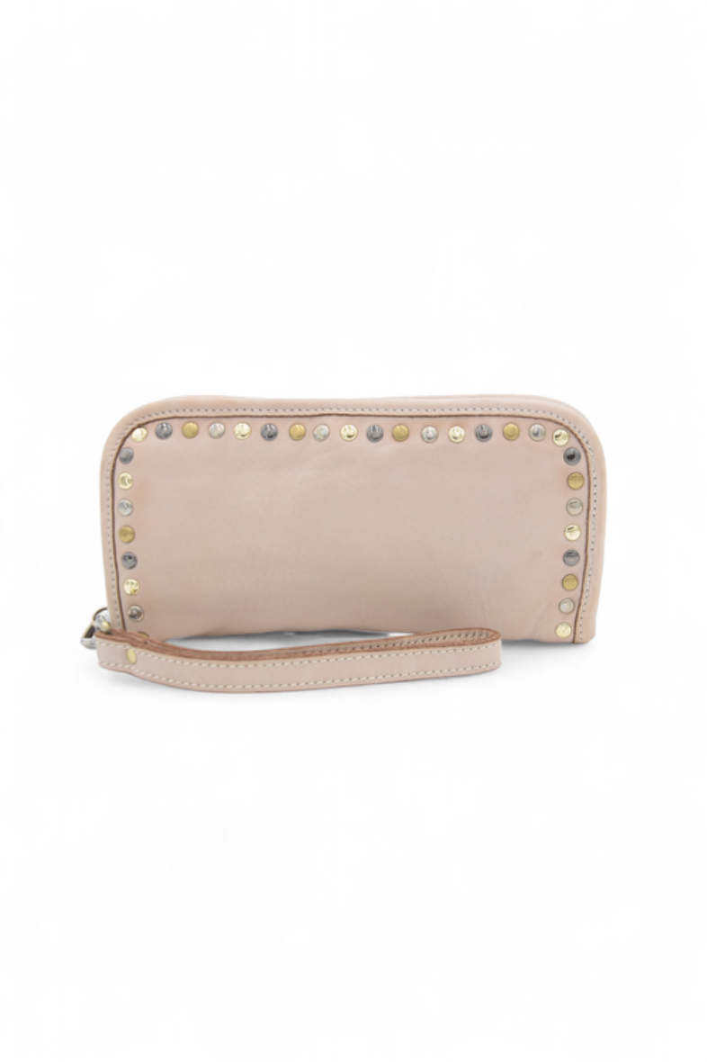 Sofia Zip Around Wallet in Light Taupe