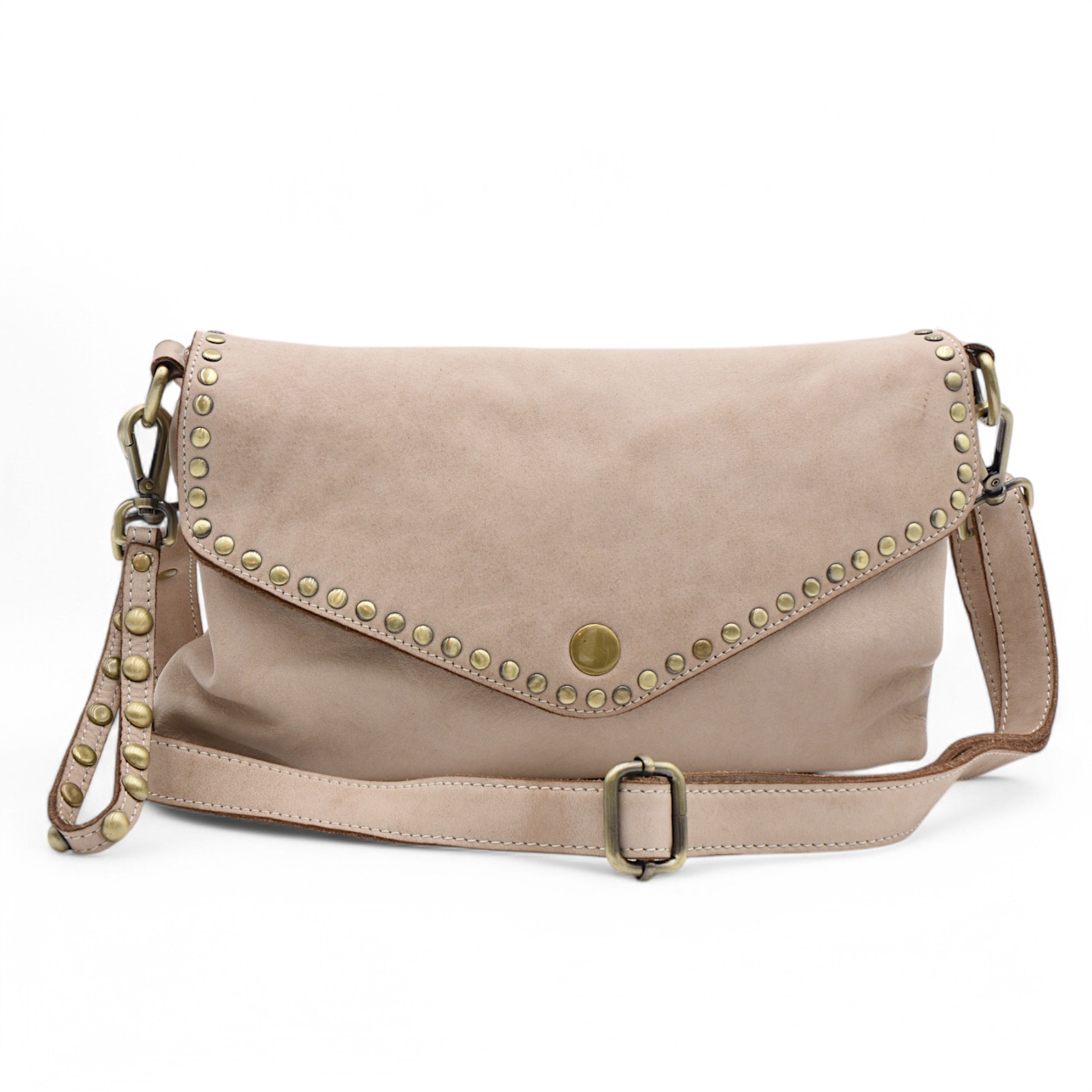 Aria Envelope Crossbody in Light Taupe