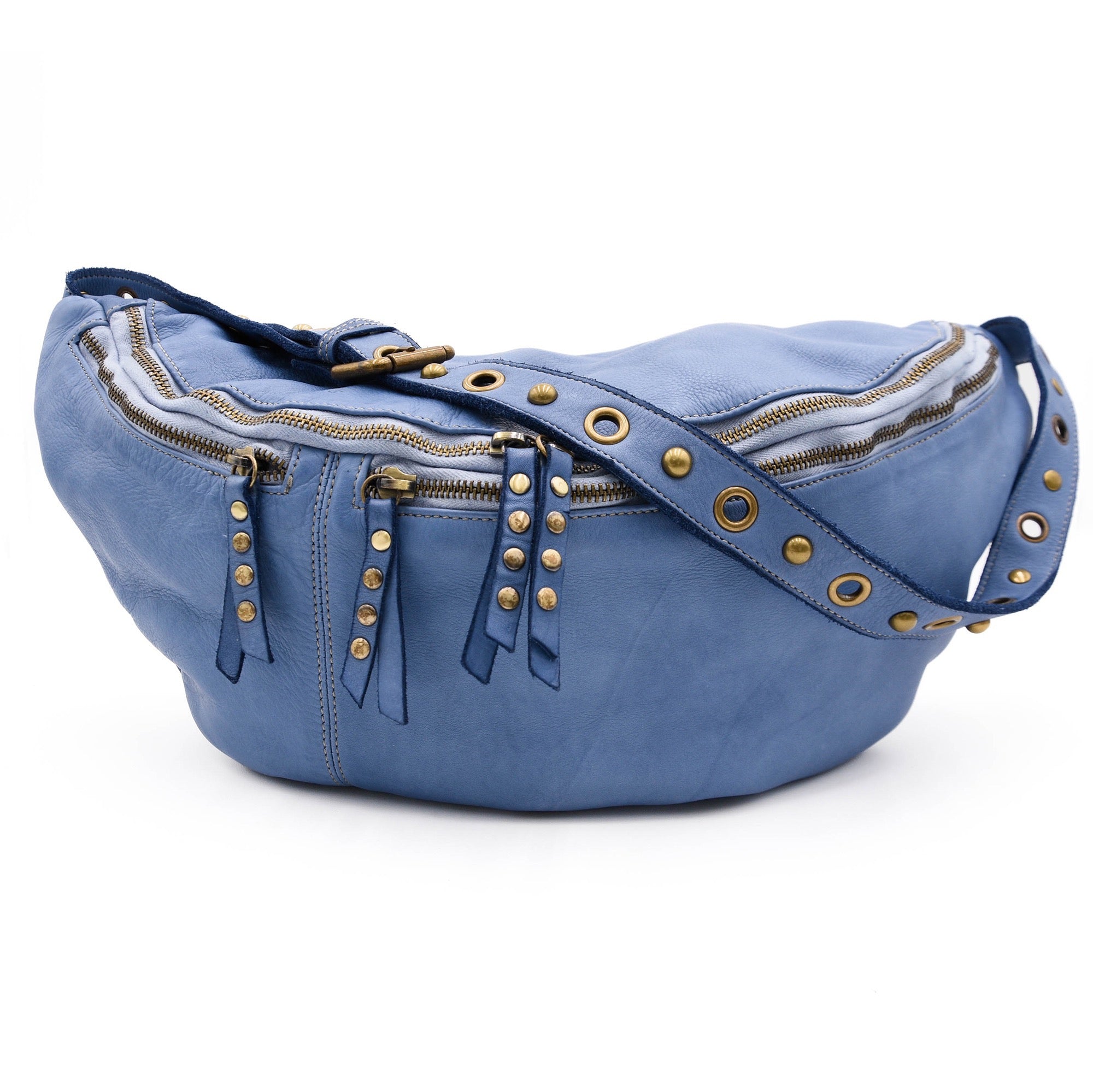 Bella Large Sling in Denim Blue