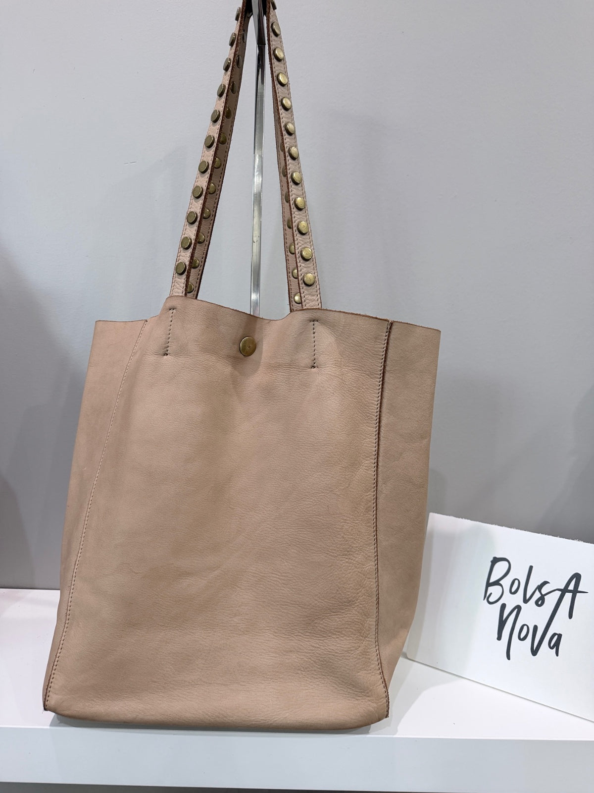 Wanderlust Tote in Light Taupe - Sample Sale