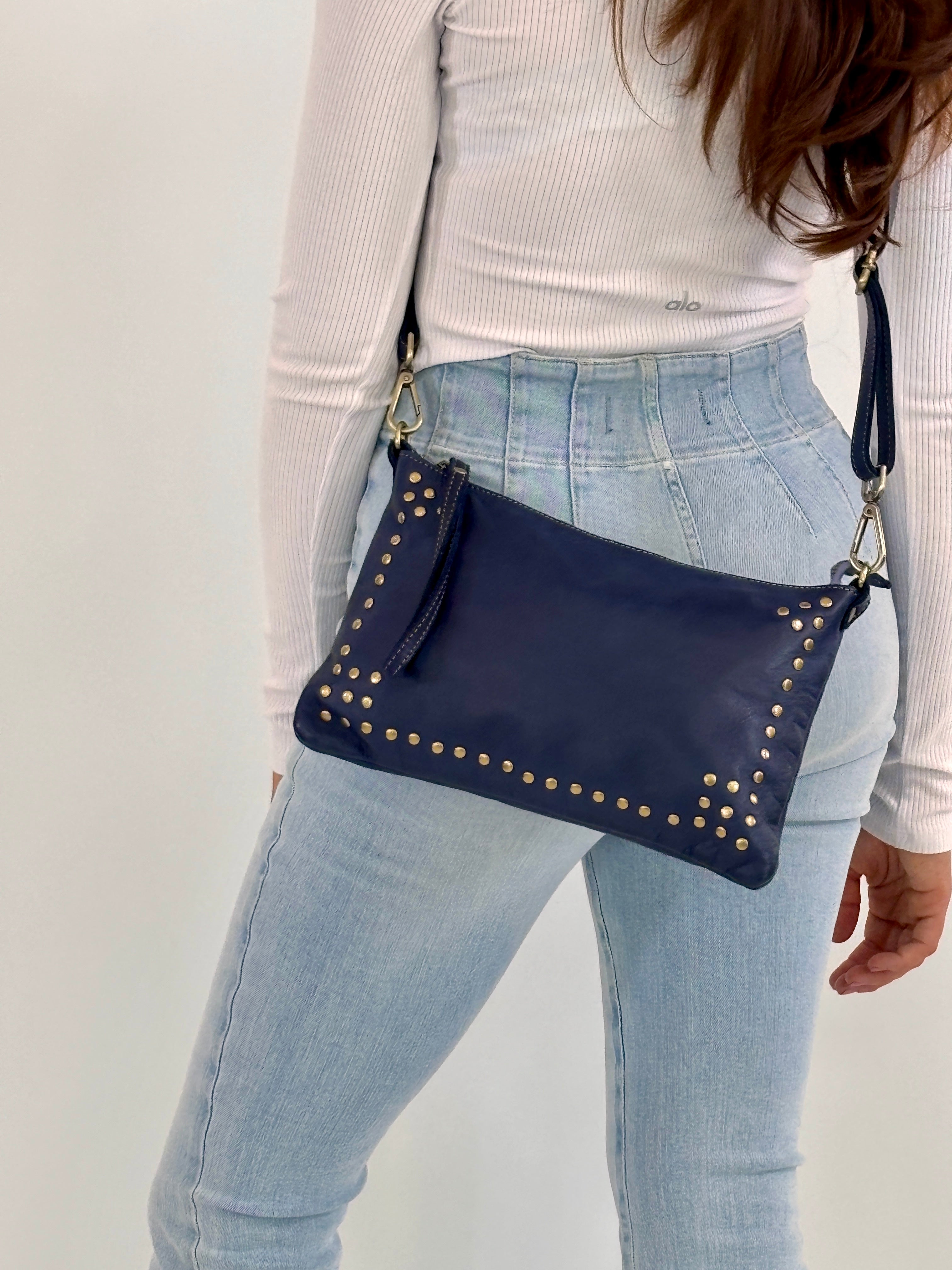 Boho Clutch in Cognac