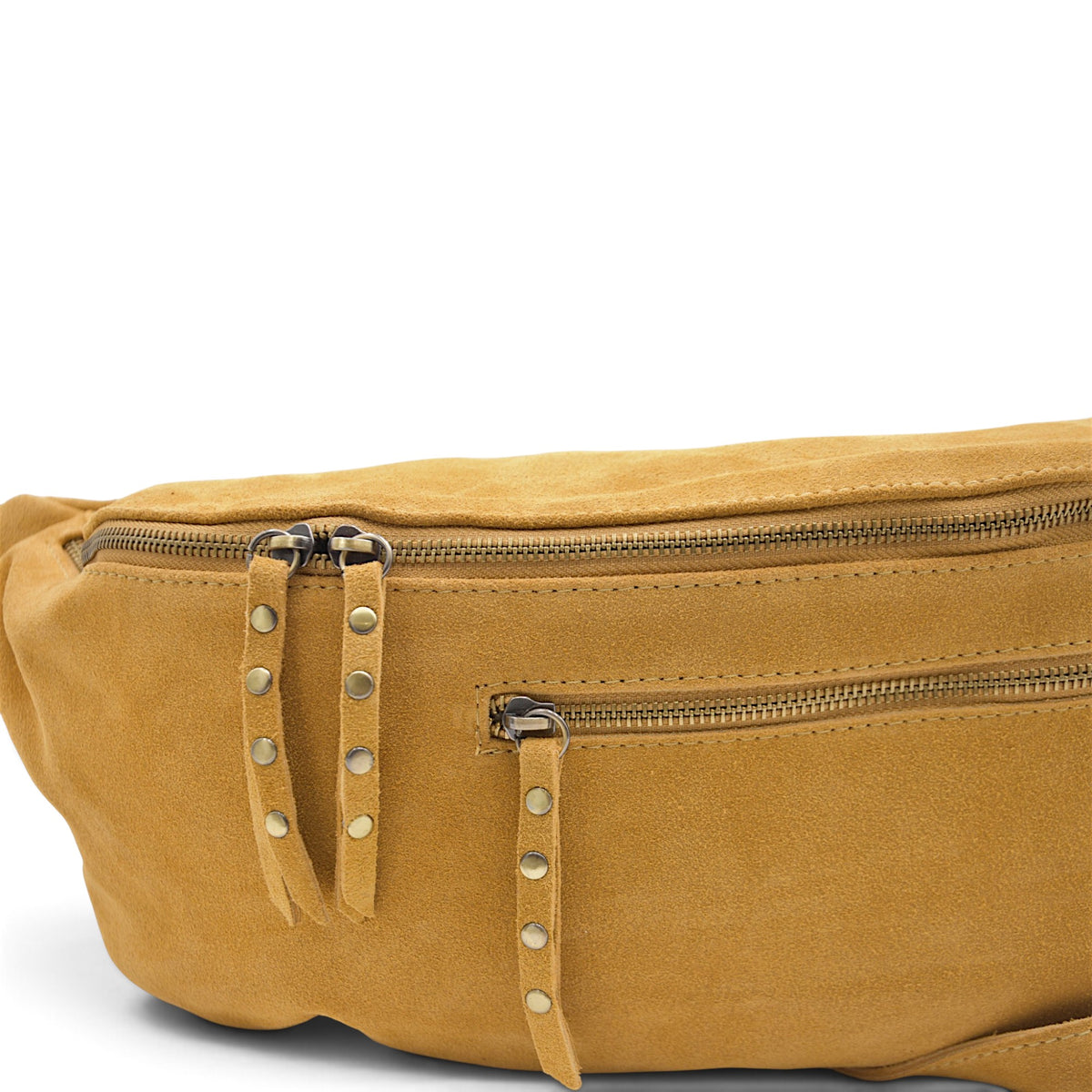 Bella 2.0 Italian Suede Sling Bag in Mustard