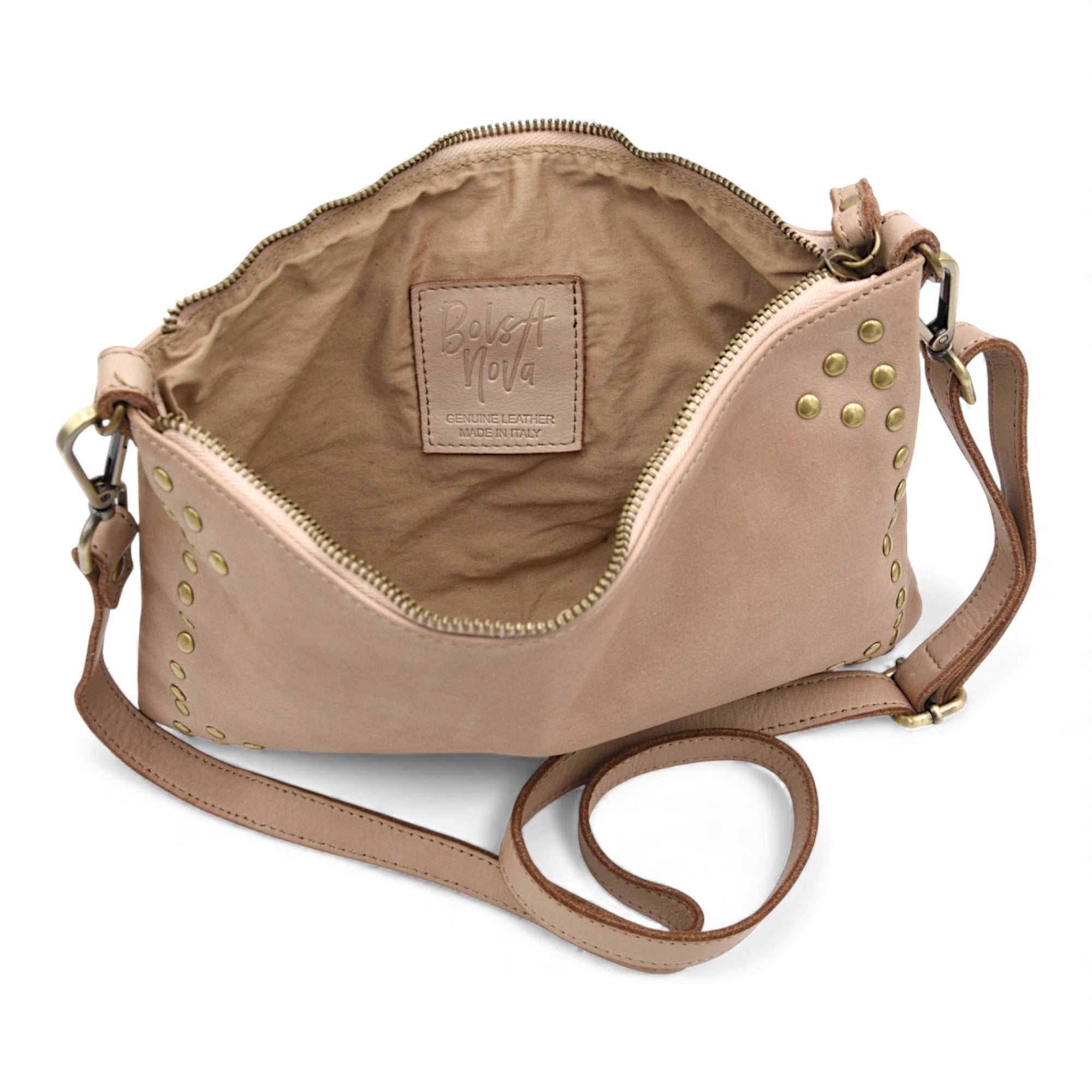 Boho Clutch in Light Taupe