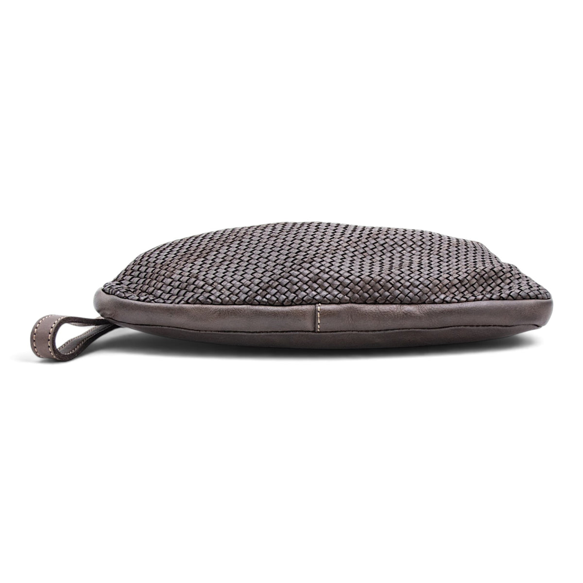 Laura Woven Crossbody in Chocolate