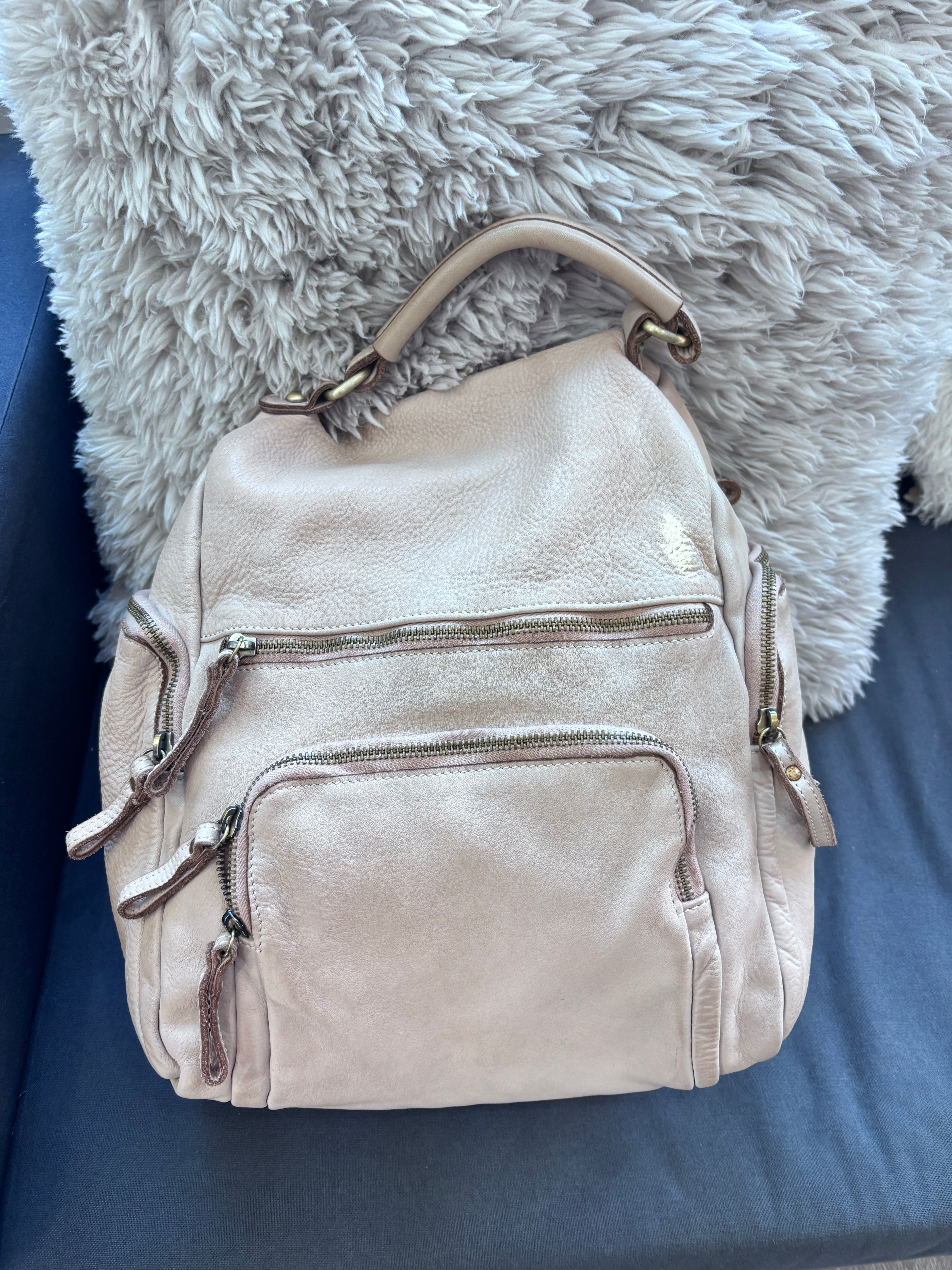 Sample Sale - Mia Backpack in Light Taupe