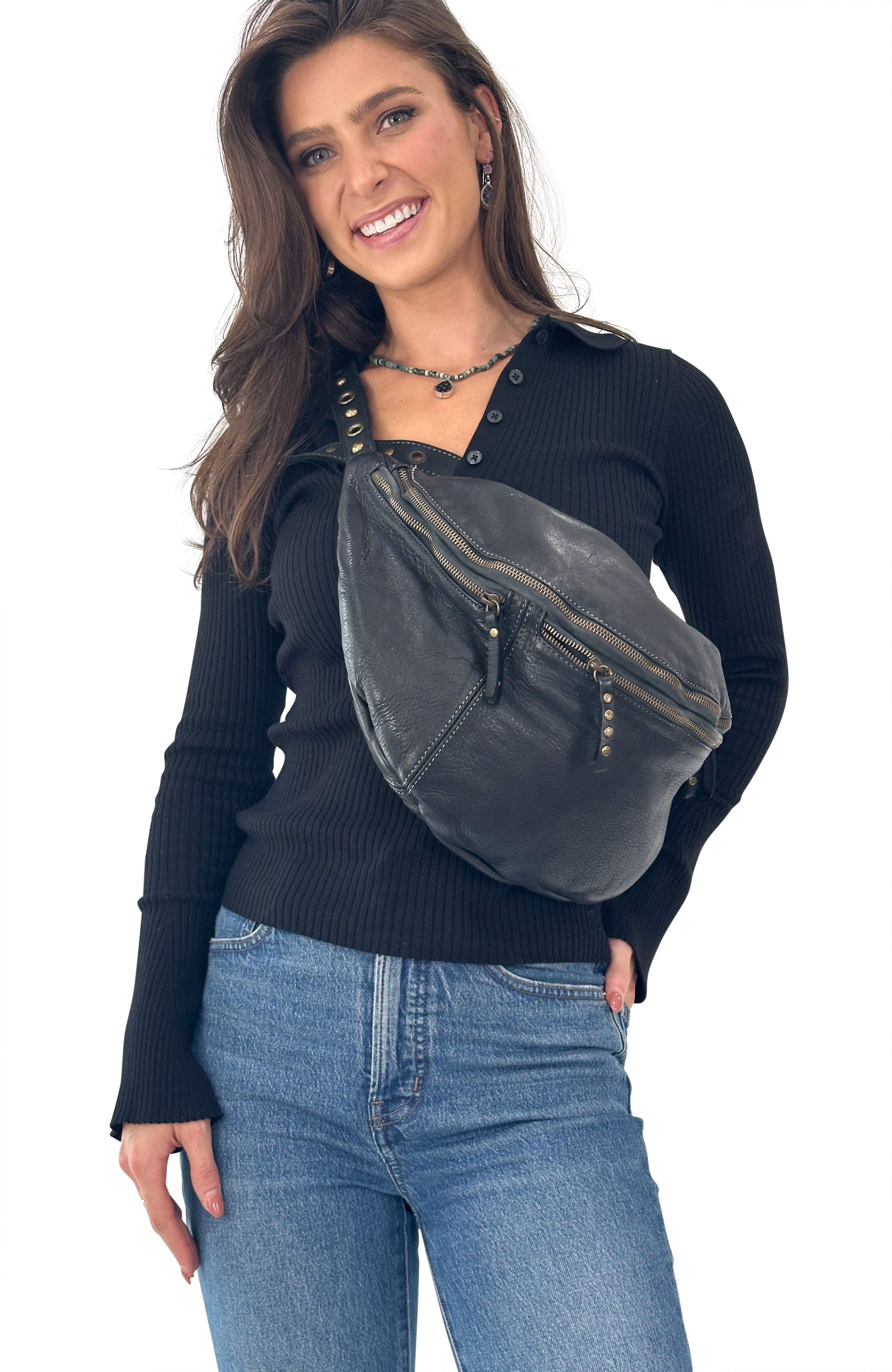 Bella Large Sling in Black