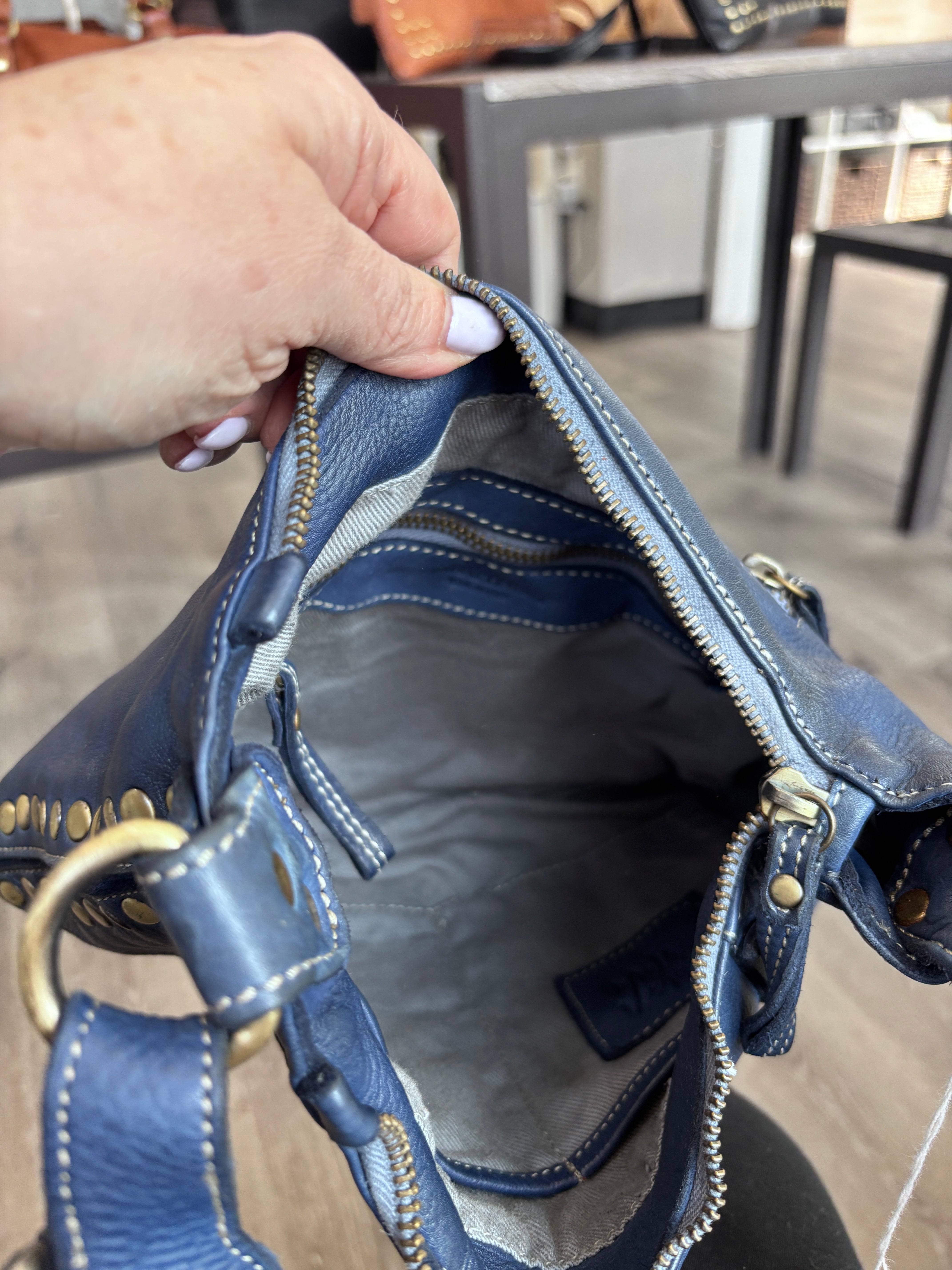 Sample Sale - Annalisa Crossbody in Navy