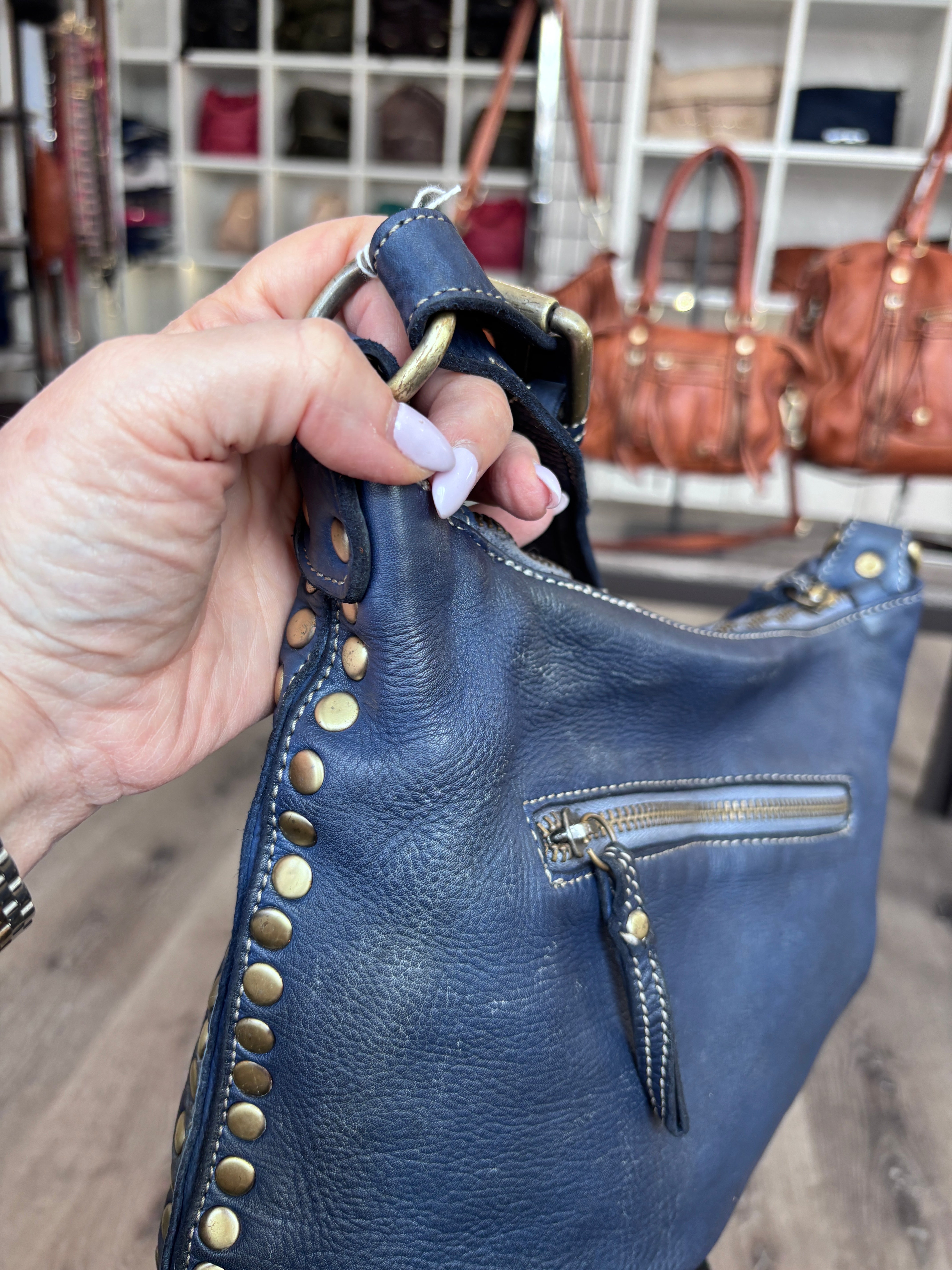 Sample Sale - Annalisa Crossbody in Navy