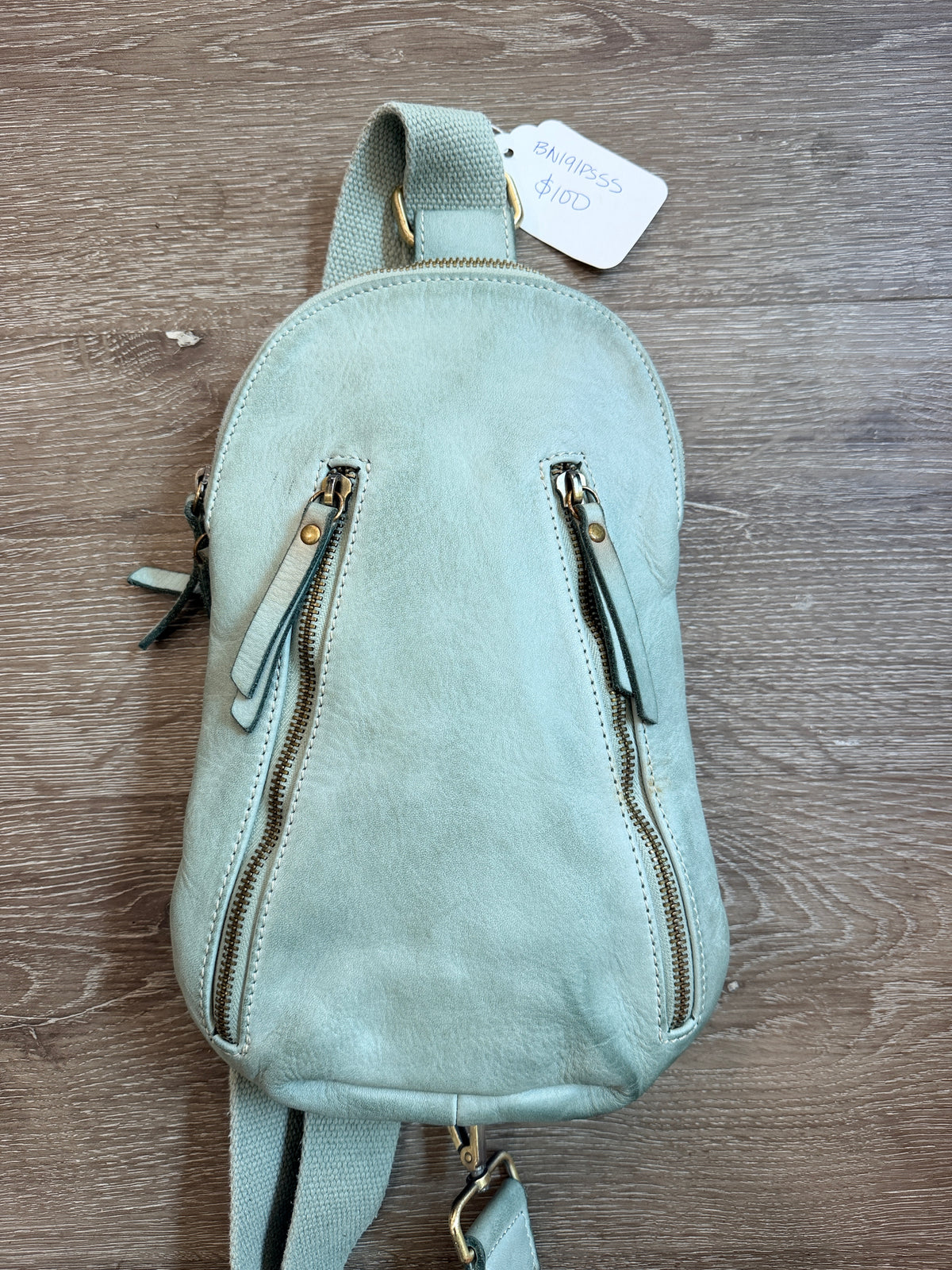 Logan Sling in Pistachio - Sample Sale