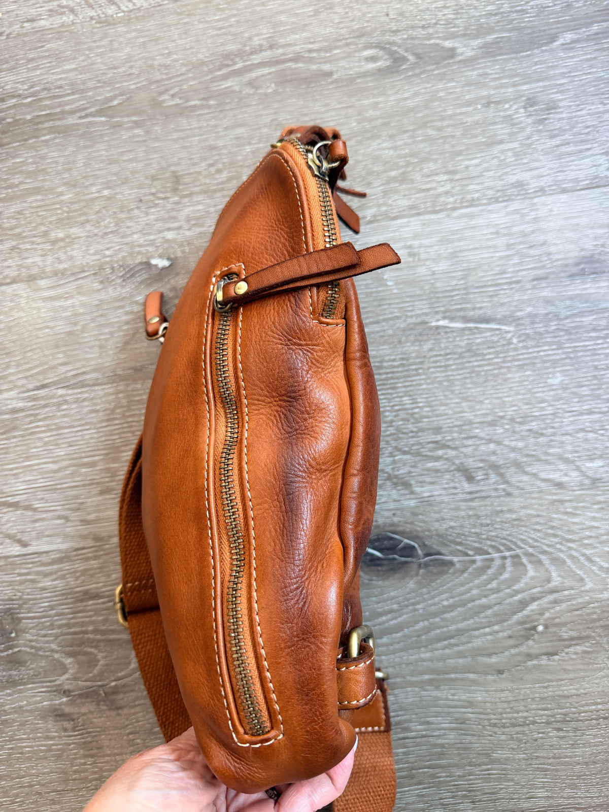 Logan Sling in Cognac - Sample Sale