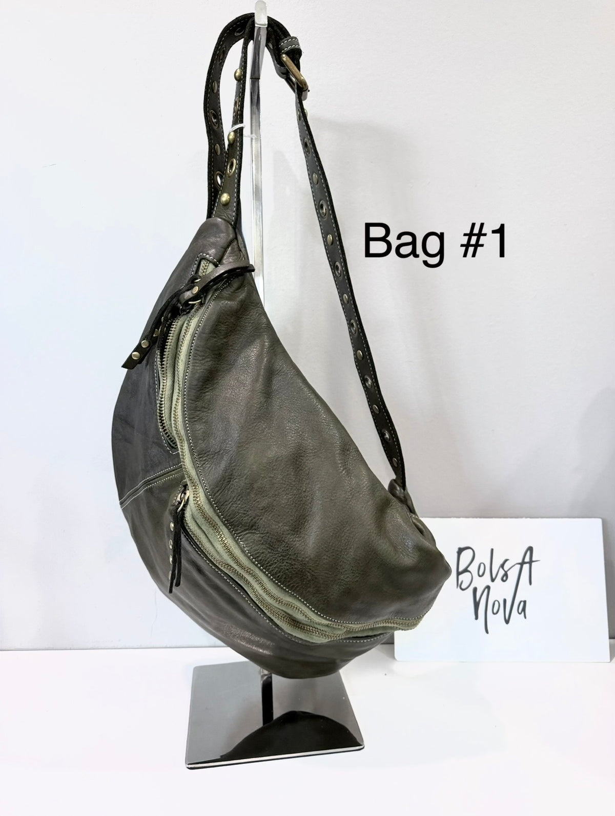 Bella Large Sling in Olive - Sample Sale