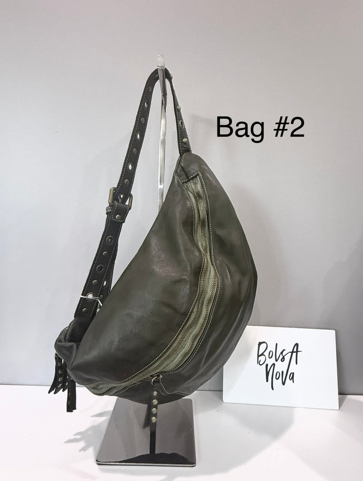 Bella Large Sling in Olive - Sample Sale
