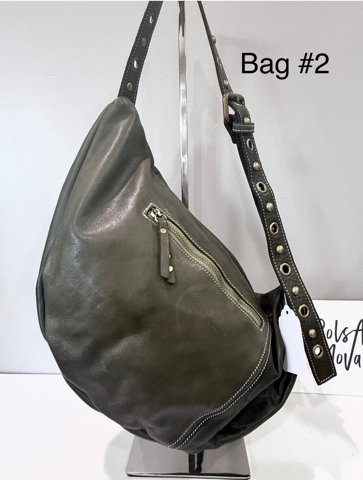 Bella Large Sling in Olive - Sample Sale