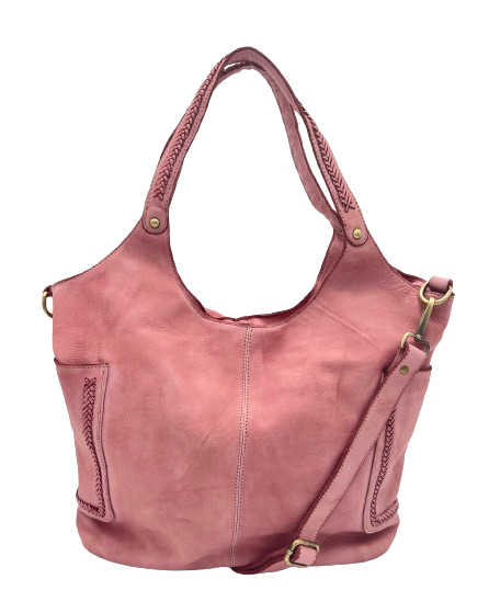Julia Slouchy Tote in Blush Pink