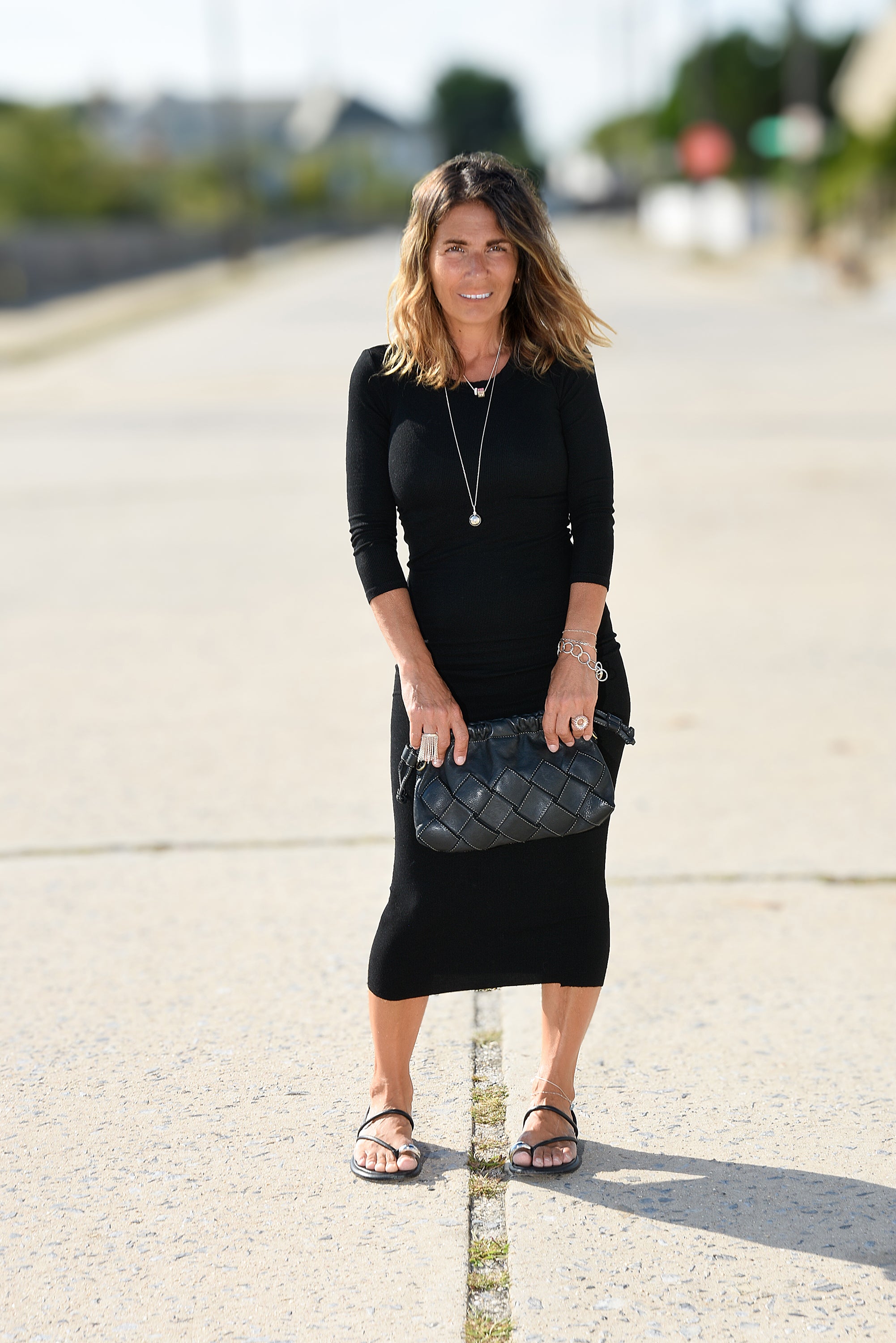 Greta Clutch in Black