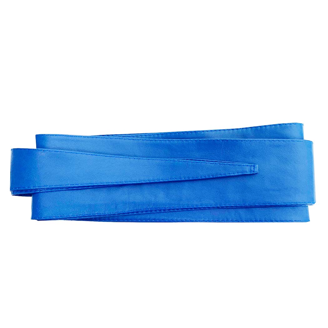 Obi Wrap Belt in Cobalt Blue